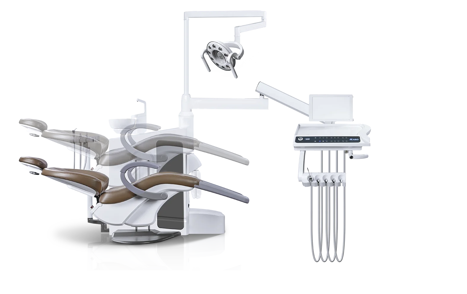 KS-R1 dental unit side view