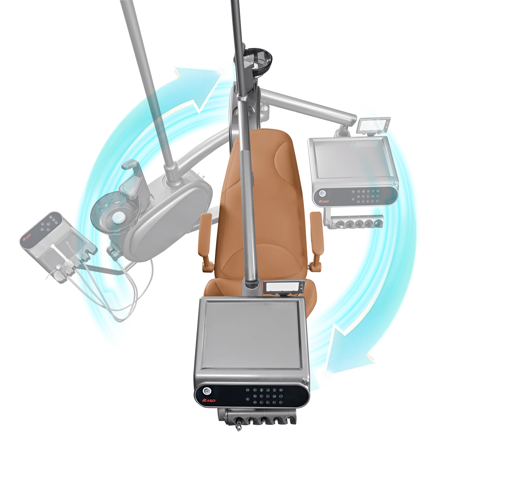 KS-R6 rotation and chairside movement detail